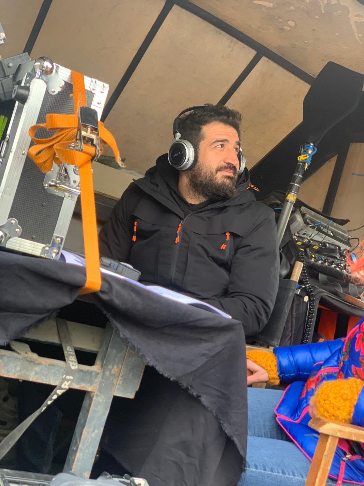 Erkan Özcan sette